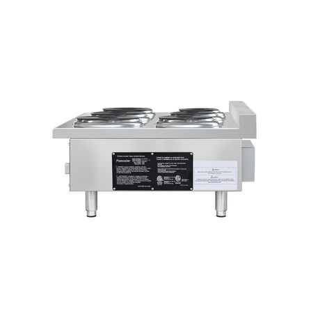 Flamaster FLM-EHP36 36" Commercial Electric Hot Plate - 6 Burners, 208V, 3 Phase