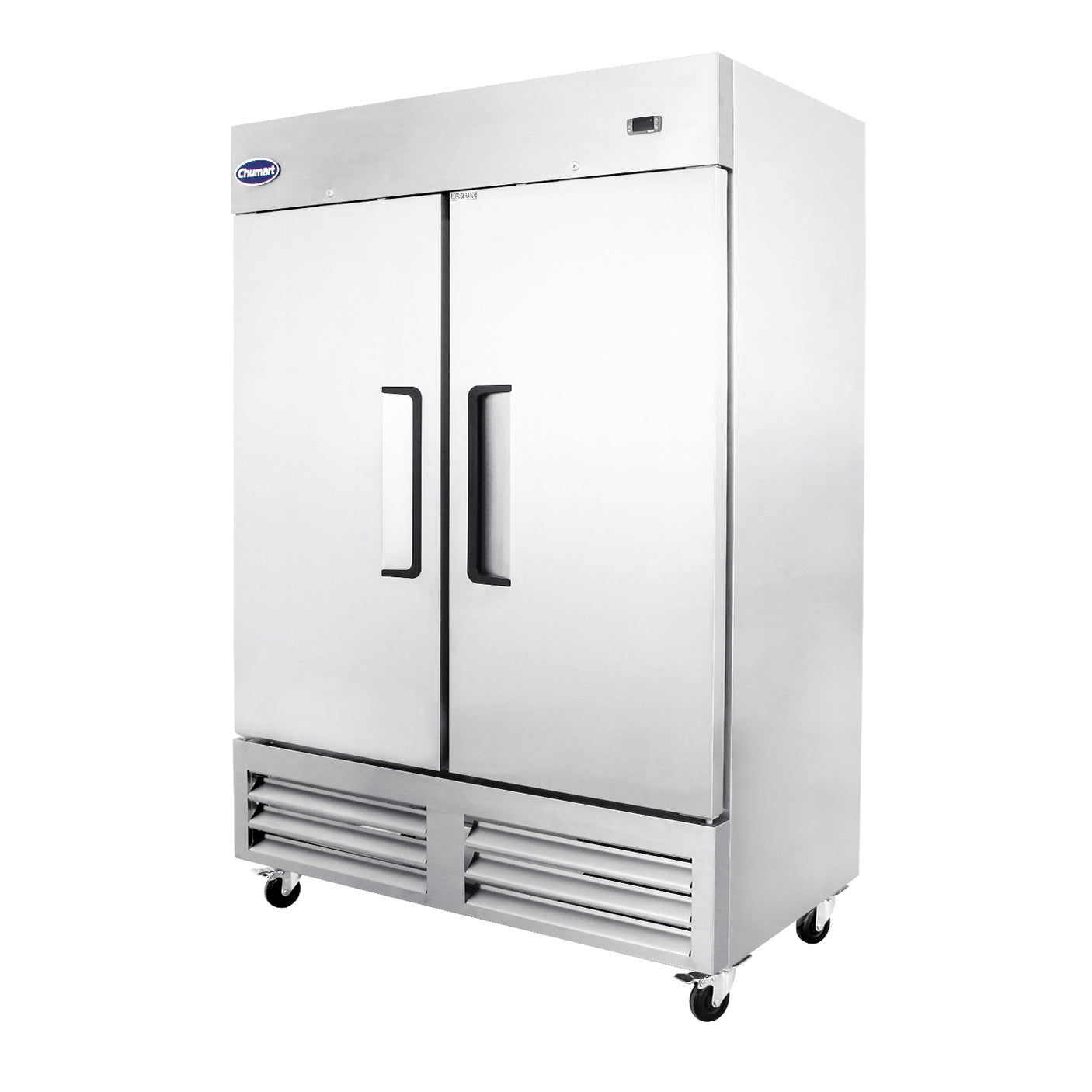 Chumart CM-54RS 53 15/16" Reach-In Refrigerator with Double Solid Doors, Bottom Mount, Stainless Steel, 49 cu. ft.