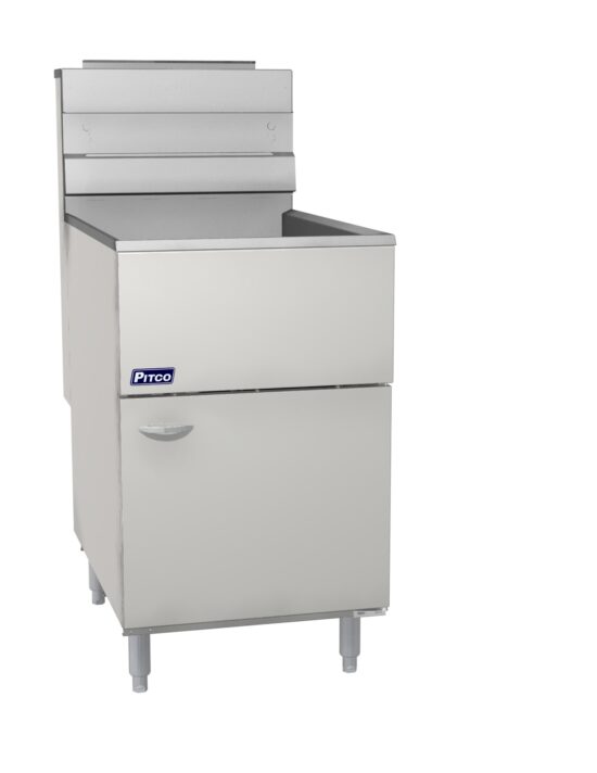 Pitco® 65C+ Natural Gas 65-80 lb. Stainless Steel Floor Fryer