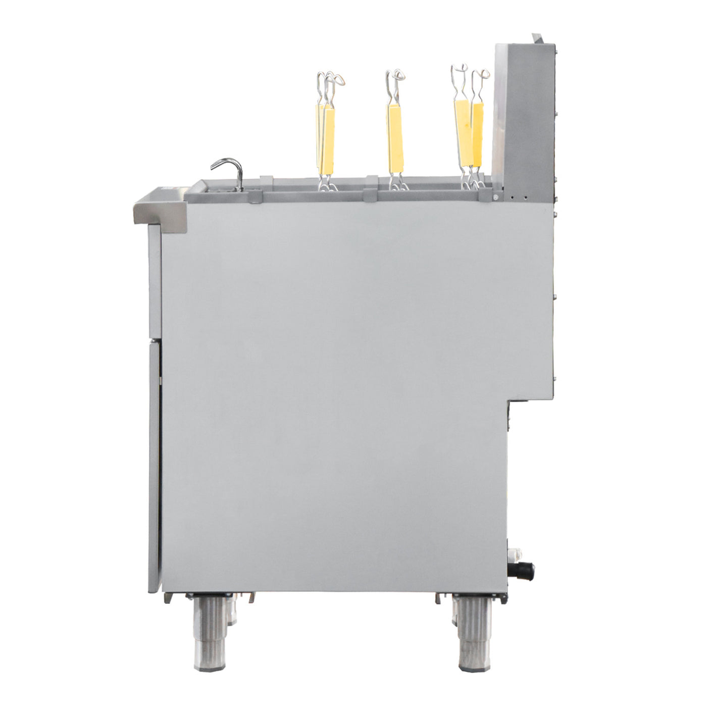 Flamaster FLM-PC11-NG 15 1/2" 11 Gallon Gas Pasta Cooker, Natural Gas, 122,000 BTU