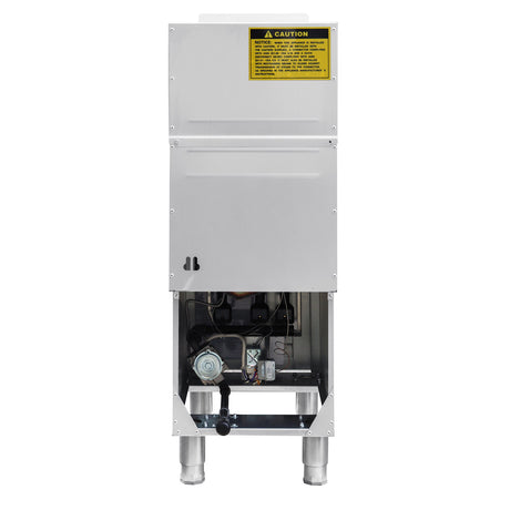 Flamaster FLM-F3-NG 15 1/2" Natural Gas Floor Fryer, 35-40 lb, 3 Tubes, 90,000 BTU
