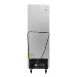 Polarman PLM-HGD16R 25" Black Refrigerated Single Swing Glass Door Merchandiser with LED Lighting, 16 cu.ft