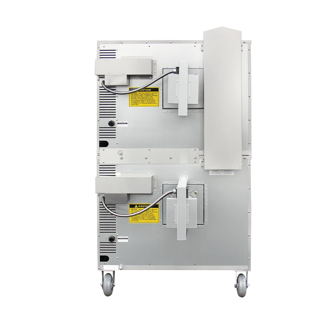 Flamaster FLM-COE240-2 38" Commercial Double Deck Electric Convection Oven - 10 Racks, 240V
