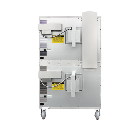 Flamaster FLM-COE240-2 38" Commercial Double Deck Electric Convection Oven - 10 Racks, 240V