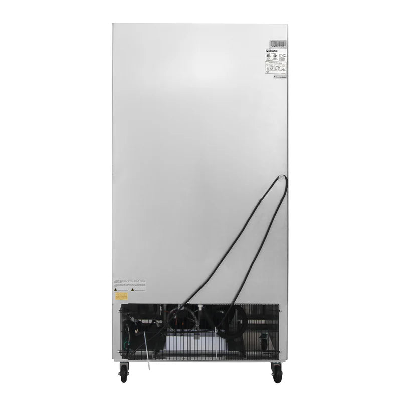 Polarman PLM-35FS 39 1/2" Reach-In Freezer with Double Solid Doors, Bottom Mount, Stainless Steel, 35 cu. ft.