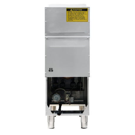 Flamaster FLM-F4-NG 15 1/2" Natural Gas Floor Fryer, 40-50 lb, 4 Tubes, 120,000 BTU