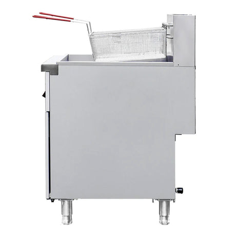 Flamaster FLM-EF50 15 1/2" Electric Floor Fryer, 50 lb, 208V/3 Phase