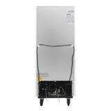 Polarman PLM-HGD12R 25" Black Refrigerated Single Swing Glass Door Merchandiser with LED Lighting, 12 cu.ft
