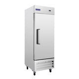 Polarman PLM-27FS 26 3/4" Reach-In Freezer with Single Solid Door, Bottom Mount, Stainless Steel, 23 cu. ft.