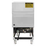 Flamaster FLM-F5-NG 21" Natural Gas Floor Fryer, 75-80 lb, 5 Tubes, 150,000 BTU