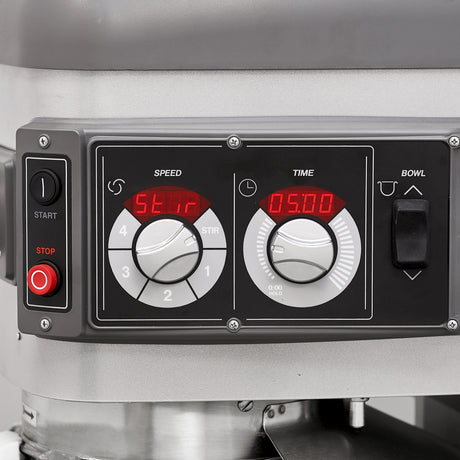 Hobart HL300 Legacy+ 30 Qt. Planetary Floor Mixer with Guard & Standard Accessories - 120V, 3/4 HP