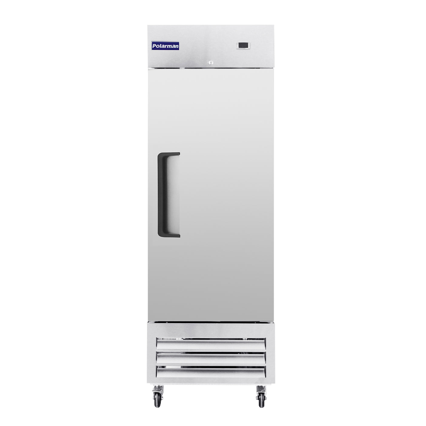 Polarman PLM-27FS 26 3/4" Reach-In Freezer with Single Solid Door, Bottom Mount, Stainless Steel, 23 cu. ft.