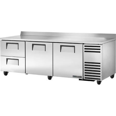 True TWT-93D-2-HC 93 1/4 inch Worktop Refrigerator with 2 Drawers