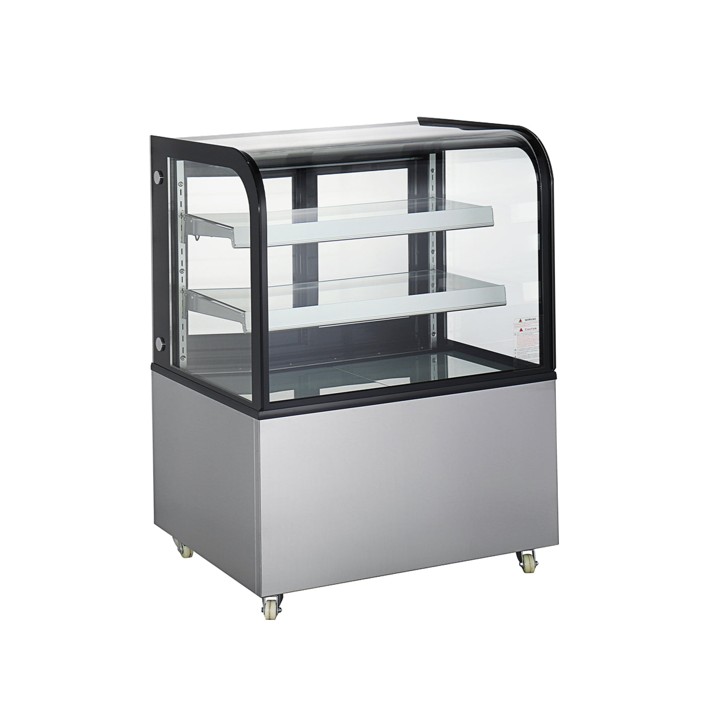 Polarman PLM-270A 36″  Curved Glass Refrigerated Bakery Display Case With LED Lights