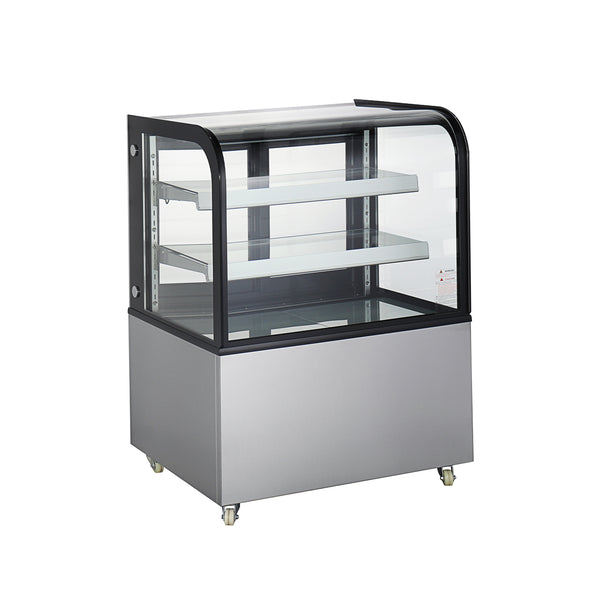 Polarman 36″ Curved glass Bakery Refrigerated Showcase With LED Lights ARC-270Y