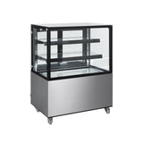 Polarman PLM-270S 36″ Square Glass Refrigerated Bakery Display Case with LED Lighting