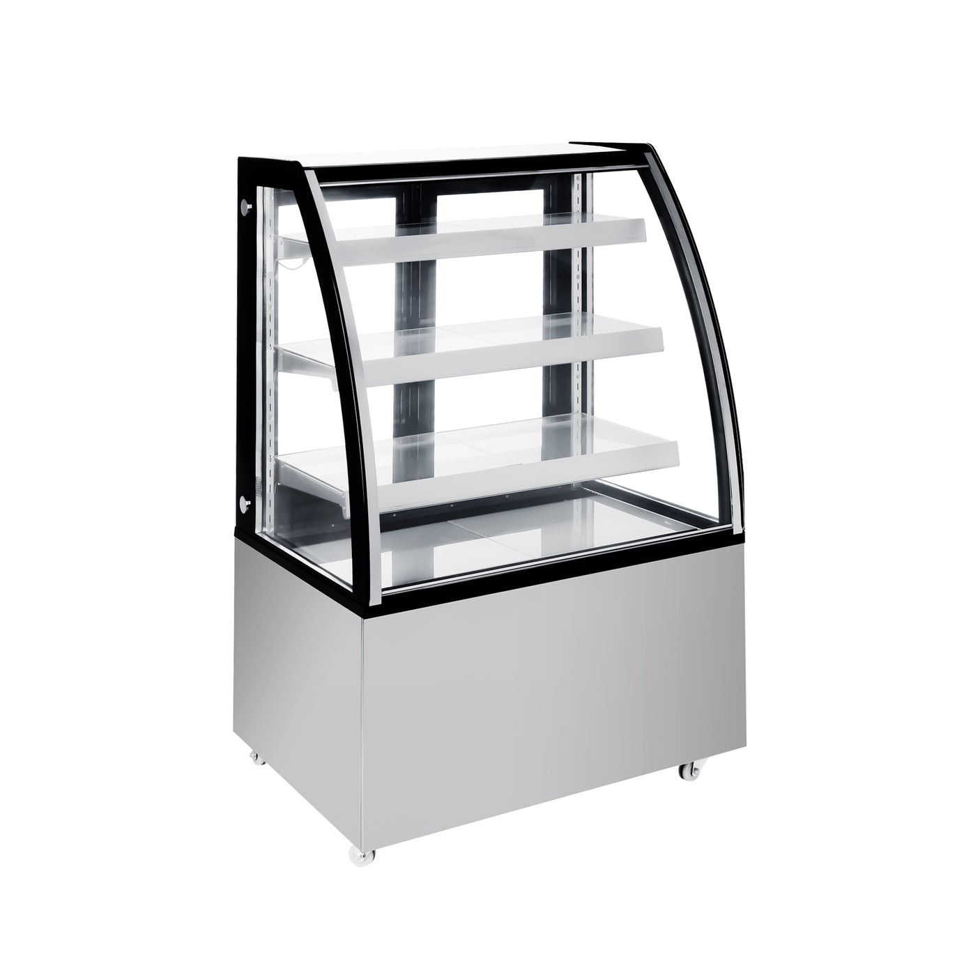 Polarman PLM-271A 36″ Curved Glass Refrigerated Bakery Display Case with LED Lighting
