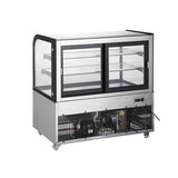 Polarman PLM-370A 48″ Curved Glass Refrigerated Bakery Display Case With LED Lights