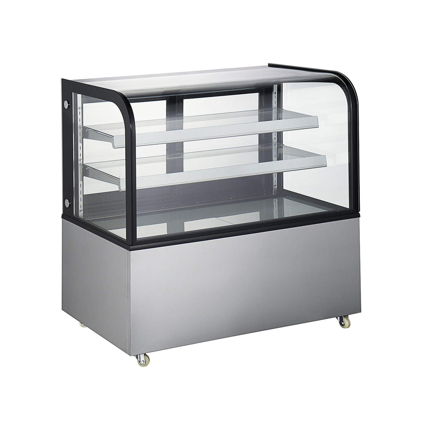 Polarman PLM-370A 48″ Curved Glass Refrigerated Bakery Display Case With LED Lights