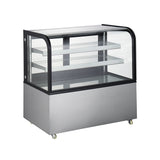 Polarman PLM-370A 48″ Curved Glass Refrigerated Bakery Display Case With LED Lights