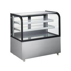 Polarman PLM-370A 48″ Curved Glass Refrigerated Bakery Display Case With LED Lights