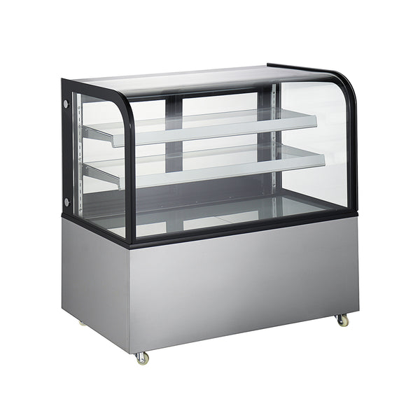 Polarman 48″ Curved glass Bakery Refrigerated Showcase With LED Lights ARC-370Y