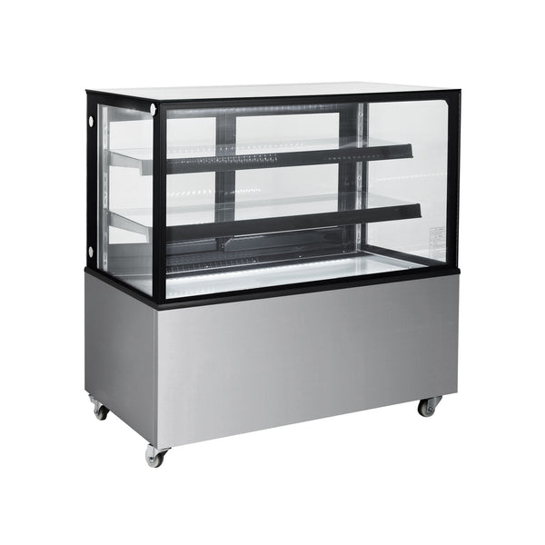 Polarman 48″ Flat glass Refrigerated Showcase With LED Lights ARC-370Z