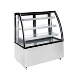 Polarman PLM-371A 48″ Curved Glass Refrigerated Bakery Display Case with LED Lighting