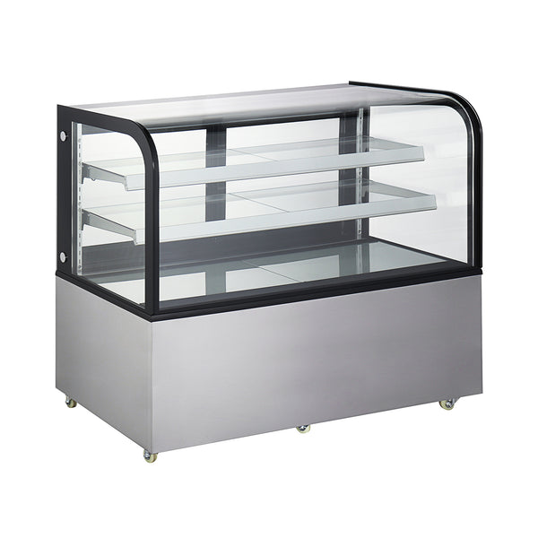 Polarman 60″ Curved glass Bakery Refrigerated Showcase With LED Lights ARC-470Y