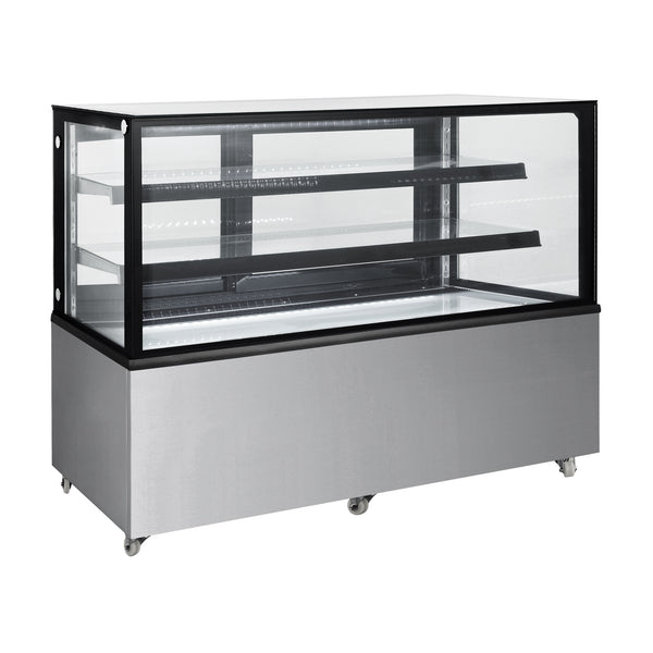 Polarman 60″ Flat glass Bakery Refrigerated Showcase With LED Lights ARC-470Z