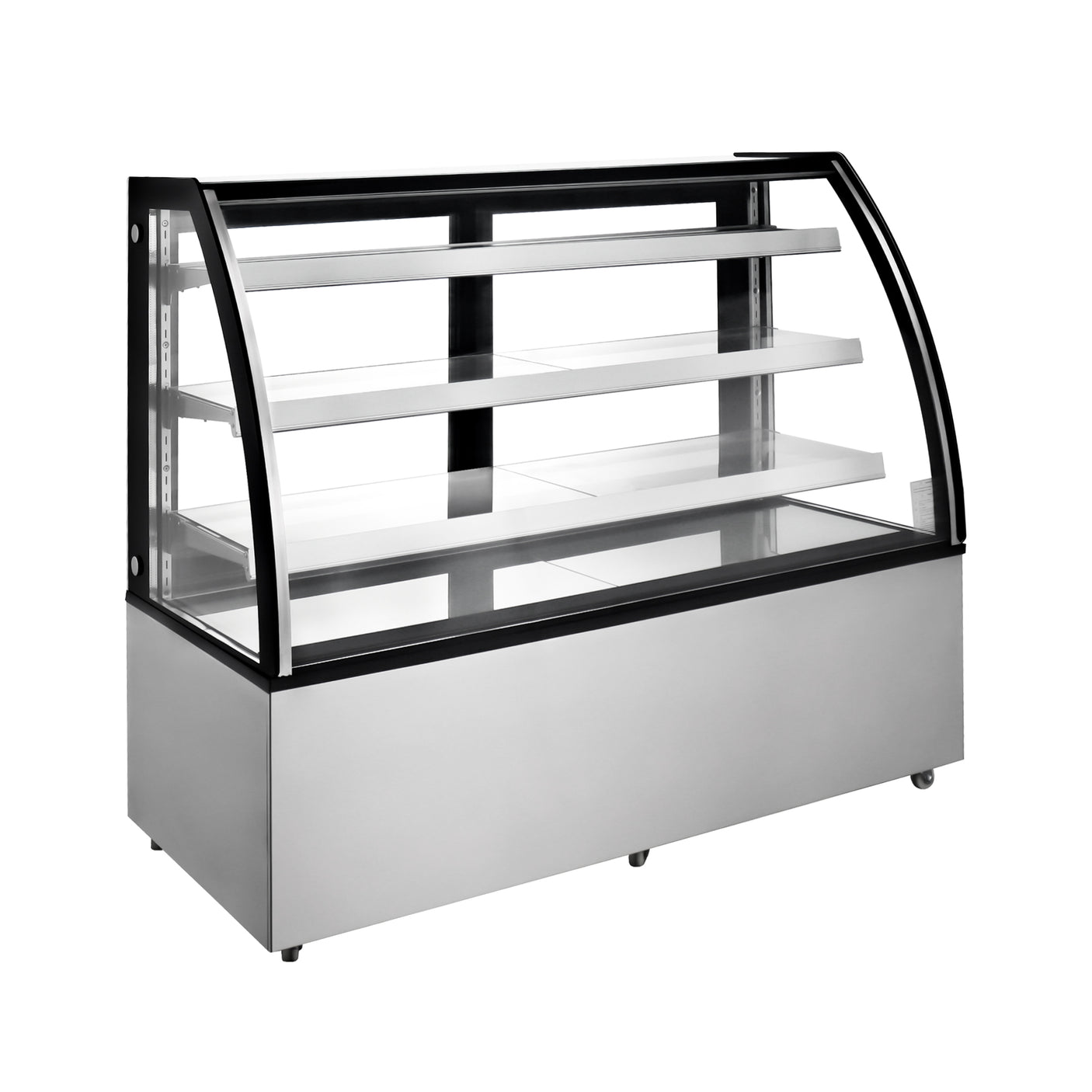 Polarman PLM-471A 60″ Curved Glass Refrigerated Bakery Display Case with LED Lighting