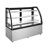 Polarman PLM-471A 60″ Curved Glass Refrigerated Bakery Display Case with LED Lighting