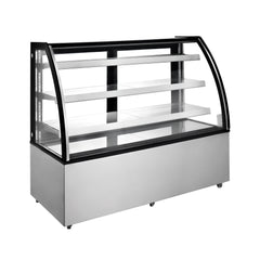 Polarman PLM-471A 60″ Curved Glass Refrigerated Bakery Display Case with LED Lighting