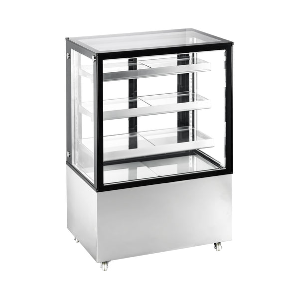 Polarman 36″ Flat glass Refrigerated Showcase With LED Lights ARC-271Z