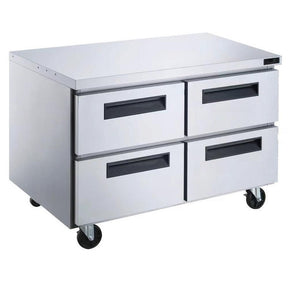 Dukers DUC60R-D4 60 1/8" Undercounter Refrigerator with Four Drawers, 15.53 Cu.Ft.