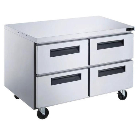 Dukers DUC60R-D4 60 1/8" Undercounter Refrigerator with Four Drawers, 15.53 Cu.Ft.
