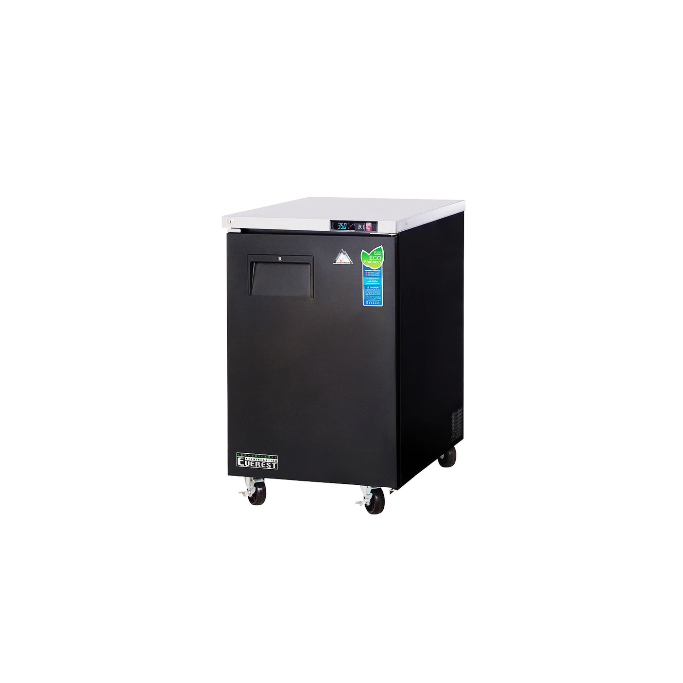 Everest EBB23 23 1/2" Back Bar Cooler, Solid Door, 8 cu. ft.