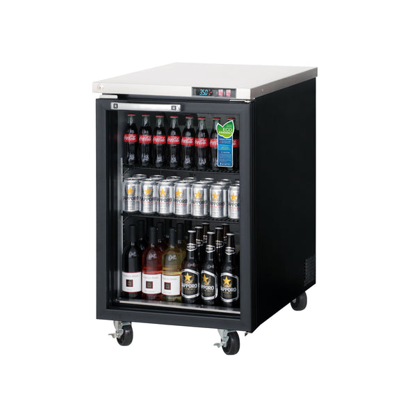 Everest EBB23G 23 1/2" Back Bar Cooler with Glass Door, 8 cu. ft.