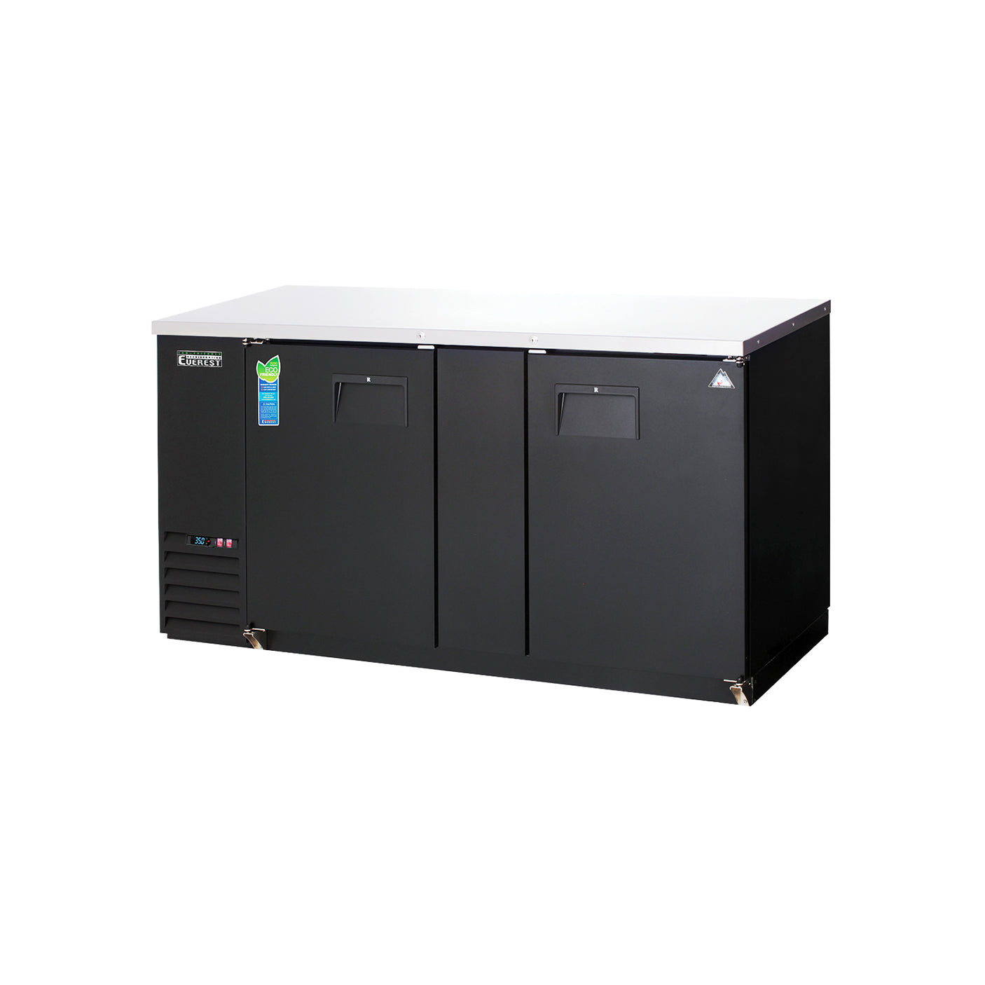 Everest EBB69 68" Back Bar Cooler, 2 Solid Doors, 24 cu. ft.