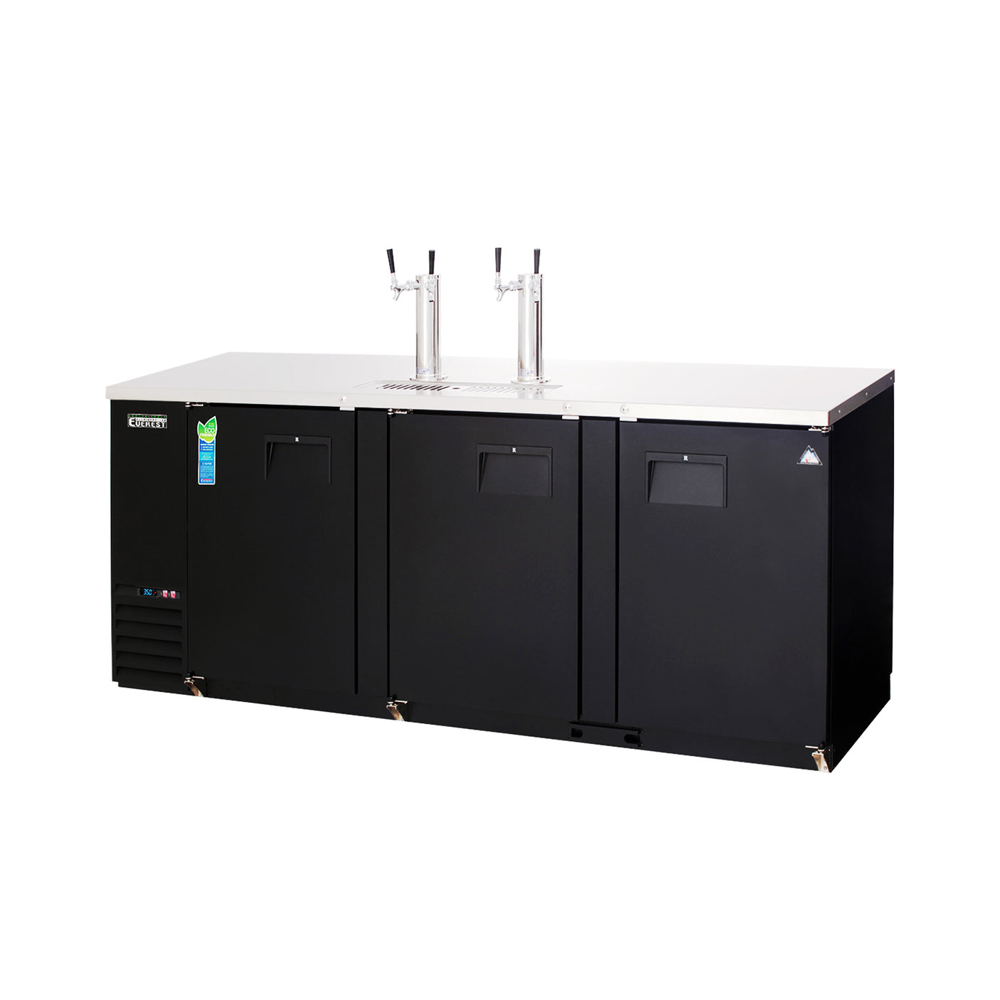 Everest EBD4-24 89 1/4" Direct Draw Keg Refrigerator, 3 Solid Doors, 28 cu. ft.