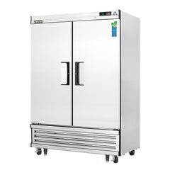 Everest EBR2 54 1/8" Stainless Steel 50 cu. ft Reach-In Refrigerator, 2 Solid Full Doors, Bottom Mount