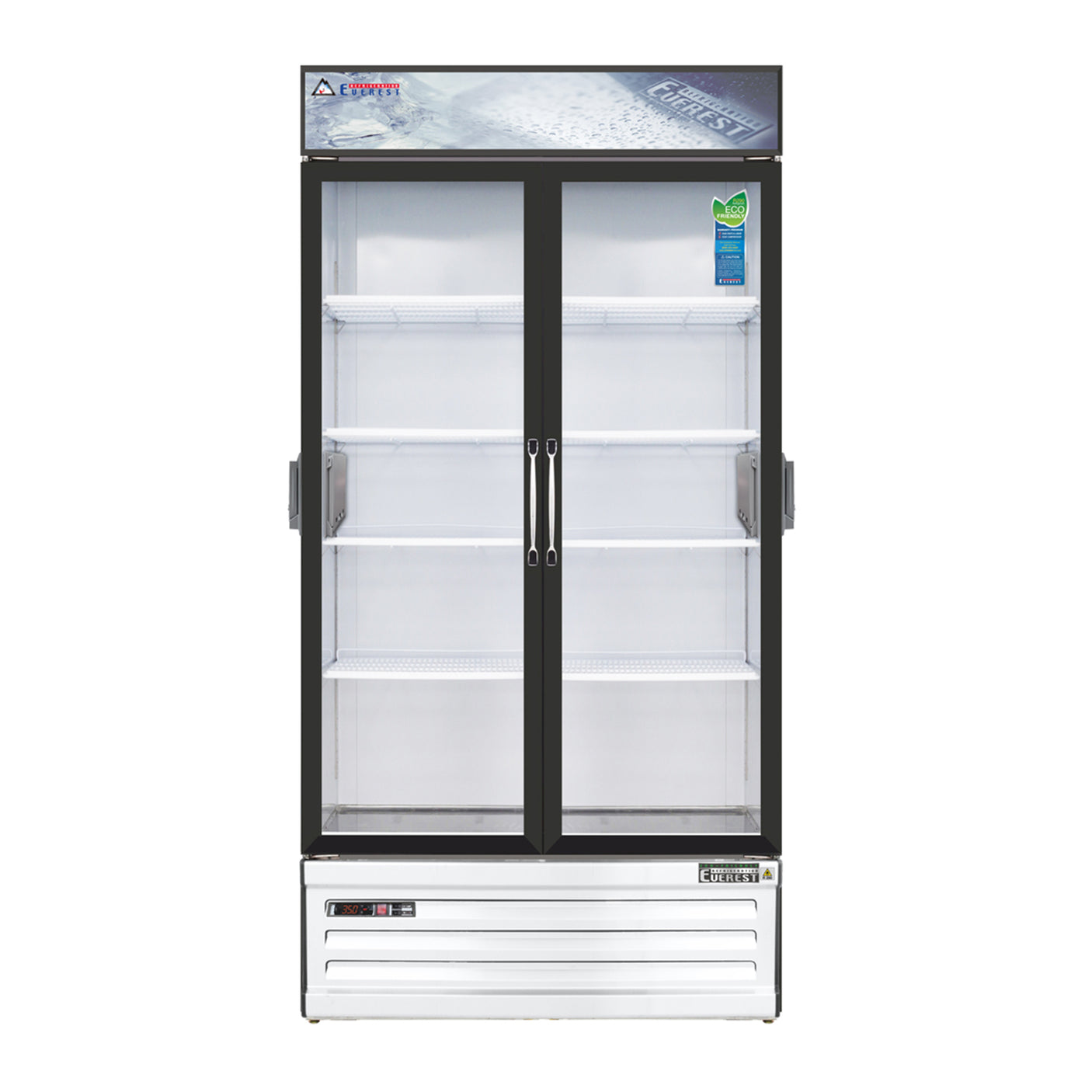 Everest EMSGR33C 39 3/8" White 36 cu. ft Chromatography Refrigerator, Double Swing Doors