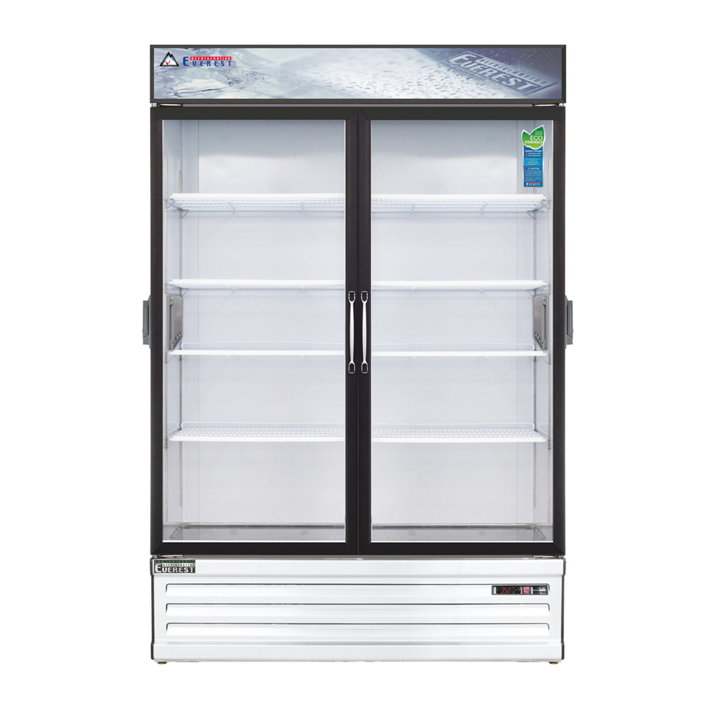 Everest EMGR48C 53 1/8" White 48 cu. ft Chromatography Refrigerator, Double Swing Doors