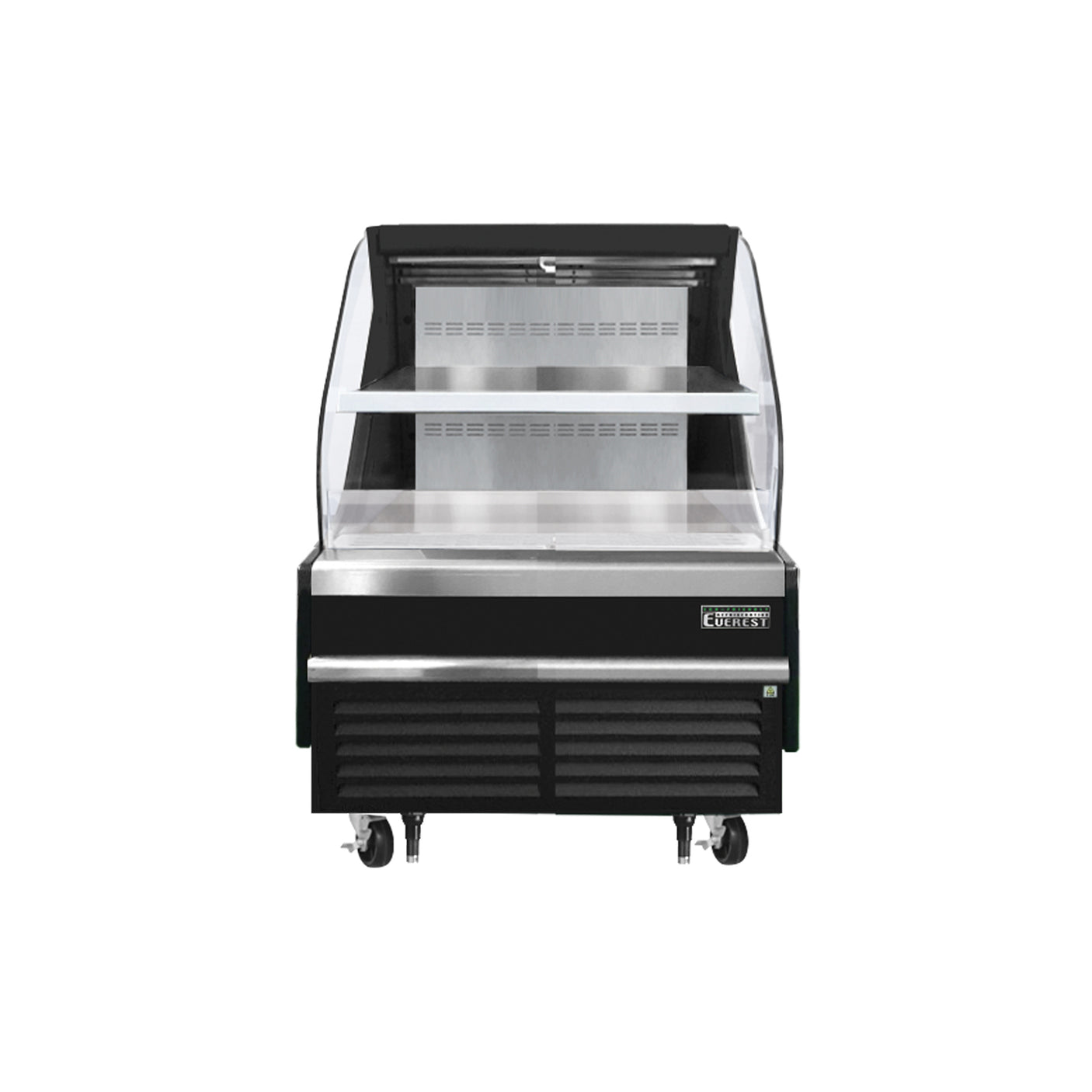 Everest EOMH-36-B-35-T 37 1/4" Black 7.4 cu. ft Open Air Merchandiser