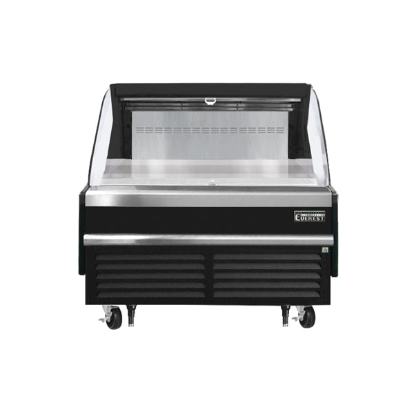 Everest EOMH-48-B-35-S 48" Open Air Merchandisers, Black Exterior, 7.3 cu. ft.