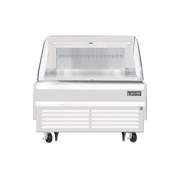 Everest EOMH-48-W-35-S 48" Open Air Merchandisers, White Exterior, 7.3 cu. ft.