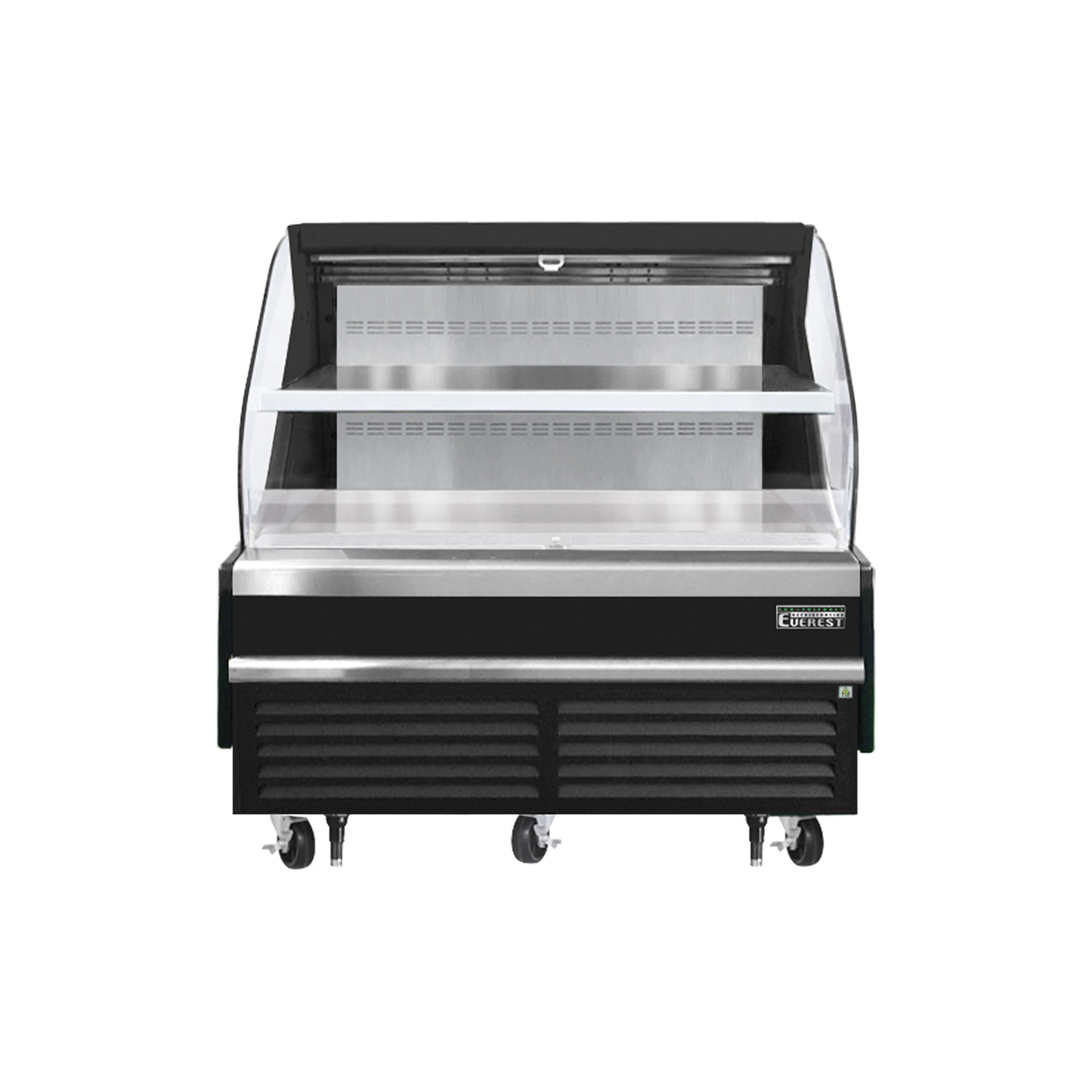 Everest EOMH-60-B-35-T 60" Black 12.3 cu. ft Open Air Merchandiser