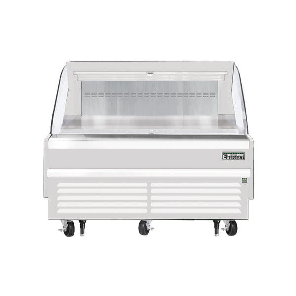 Everest EOMH-60-W-35-S 60" Open Air Merchandisers, White Exterior, 9.3 cu. ft.