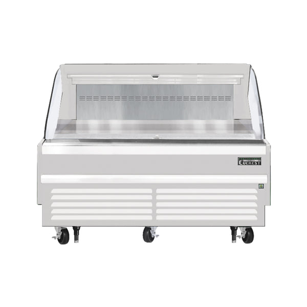 Everest EOMH-72-W-35-S 73 1/4" Open Air Merchandisers, White Exterior, 11.4 cu. ft.