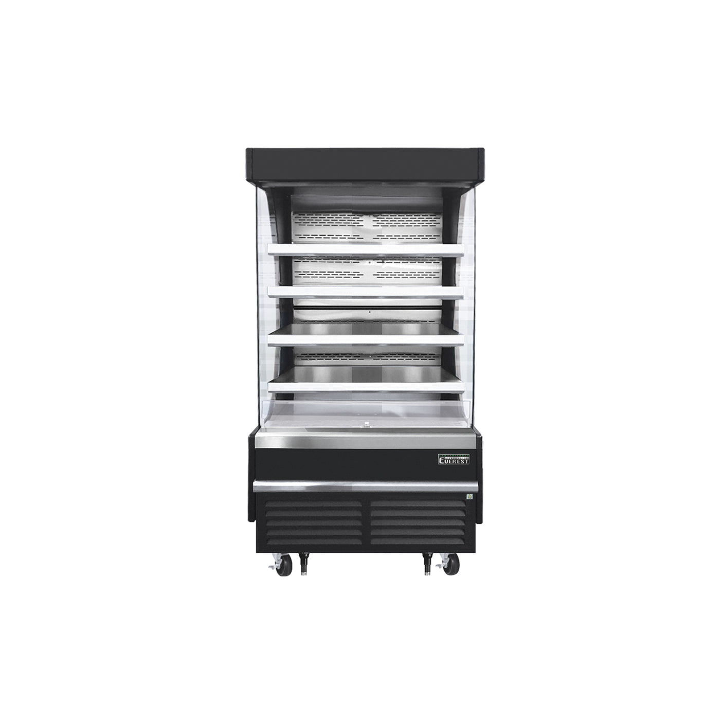 Everest EOMV-36-B-35-T 37 1/4" Black 18.2 cu. ft Open Air Merchandiser